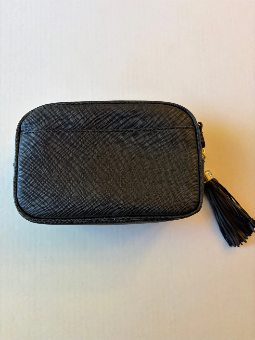Victoria's Secret Black and Gold Travel Cosmetic Case. Pink interior. Never used